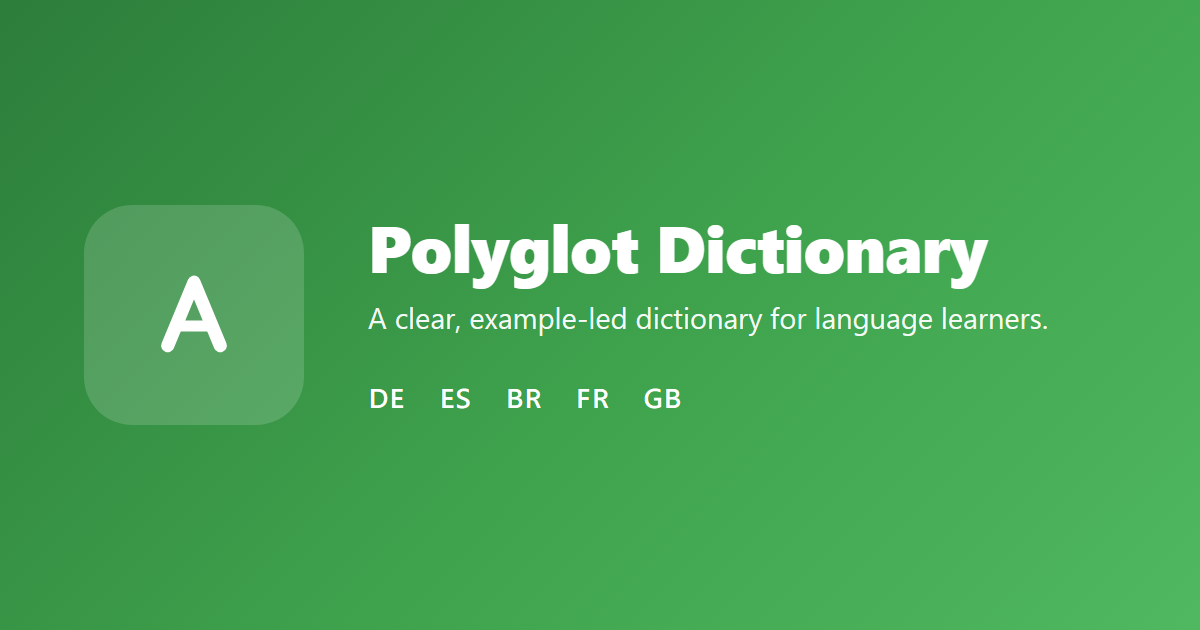Polyglot Dictionary